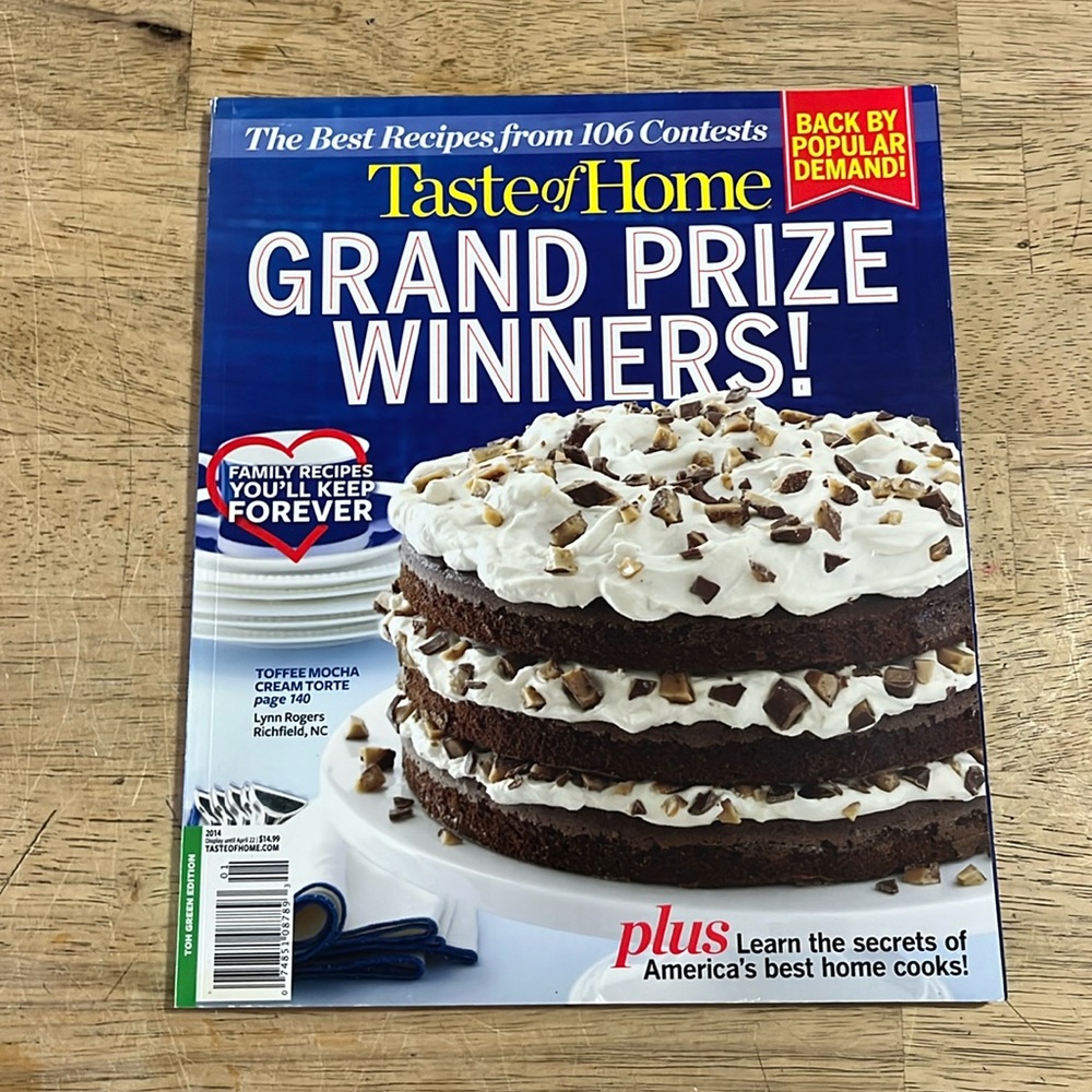 Taste of Home Grand Prize Winners Special Edition 2014